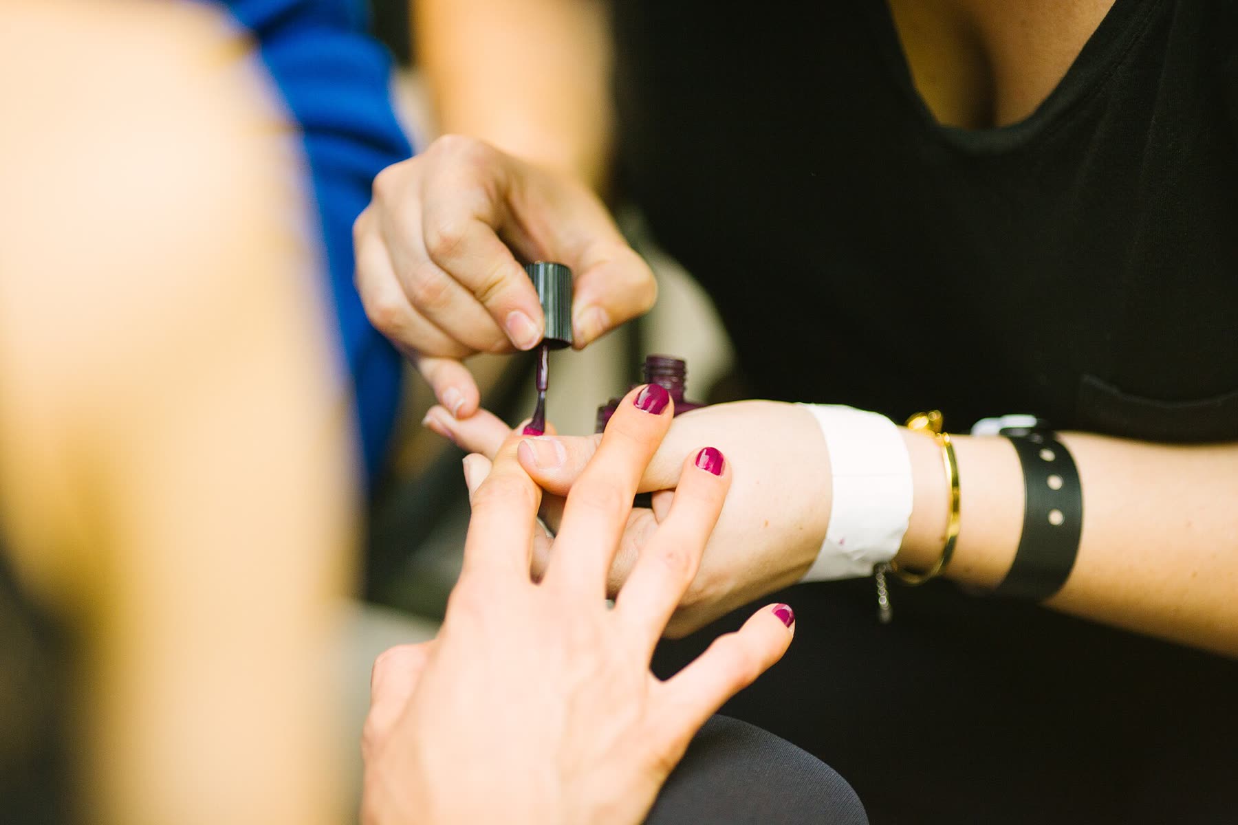 Gel polish manicure